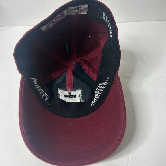 Harvard Crimson Collegiate Licensed Baseball Cap Hat Stretch Back - Maroon - Picture 5 of 6